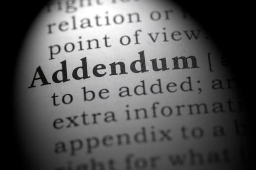 addendum definition