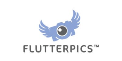 Flutterpics Logo