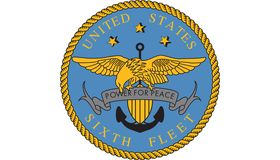 united states vsixth fleet Logo