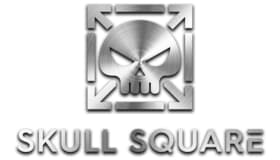 Skull Square Logo