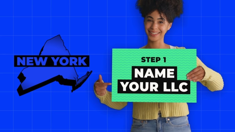 illustration of naming your business step in forming an llc in new york