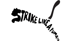 Strike like a puma Logo