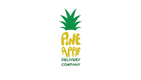 Pineapple Delivery Company Logo