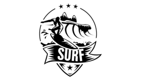 Wave Surfing Logo